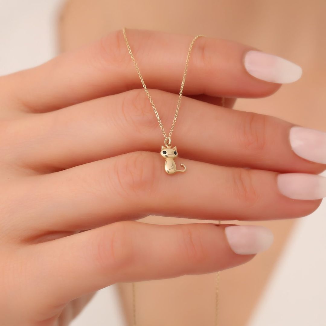 Dainty Cute Cat Necklace