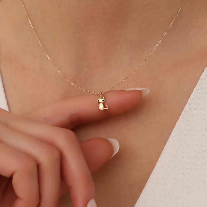 Dainty Cute Cat Necklace