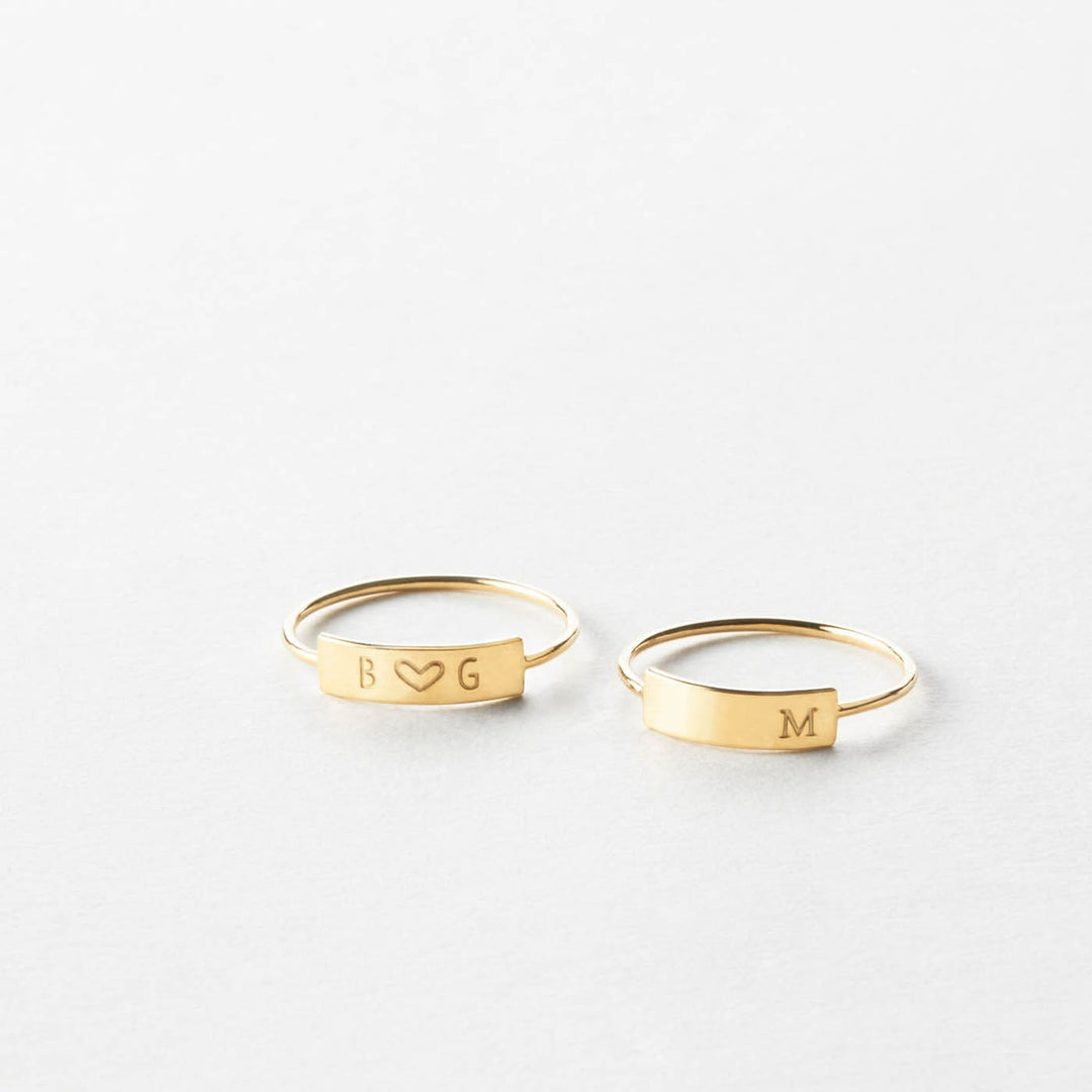 Intial Dual Name Ring