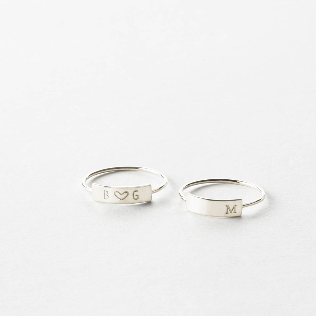 Intial Dual Name Ring