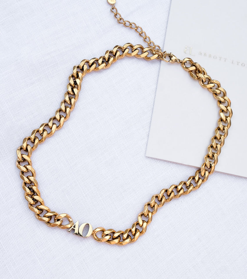 Ciara Initial Choker Necklace