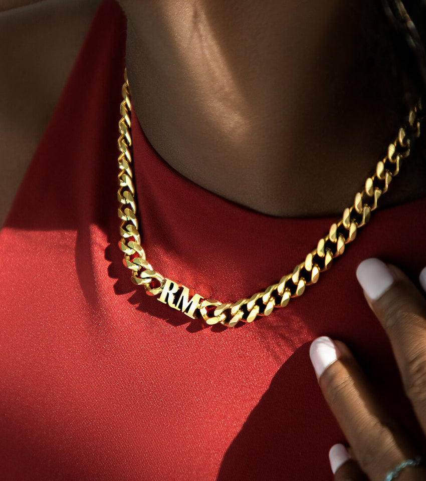 Ciara Initial Choker Necklace