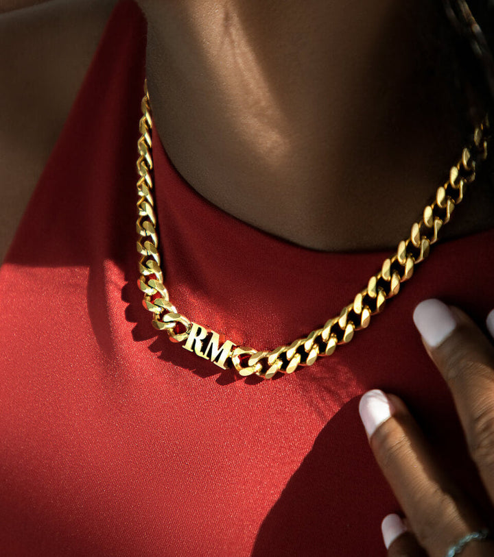 Ciara Initial Choker Necklace