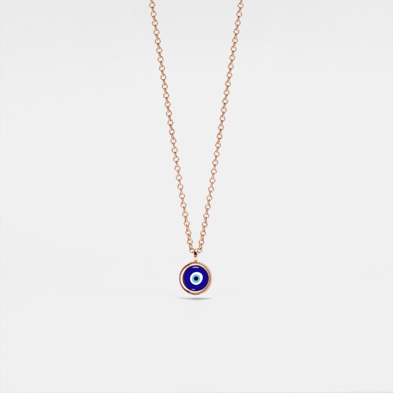 Dainty Evil Eye Protector Necklace