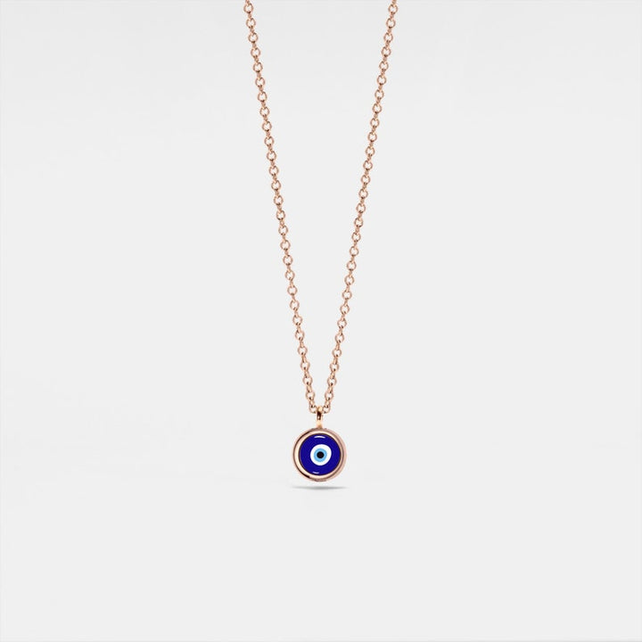 Dainty Evil Eye Protector Necklace