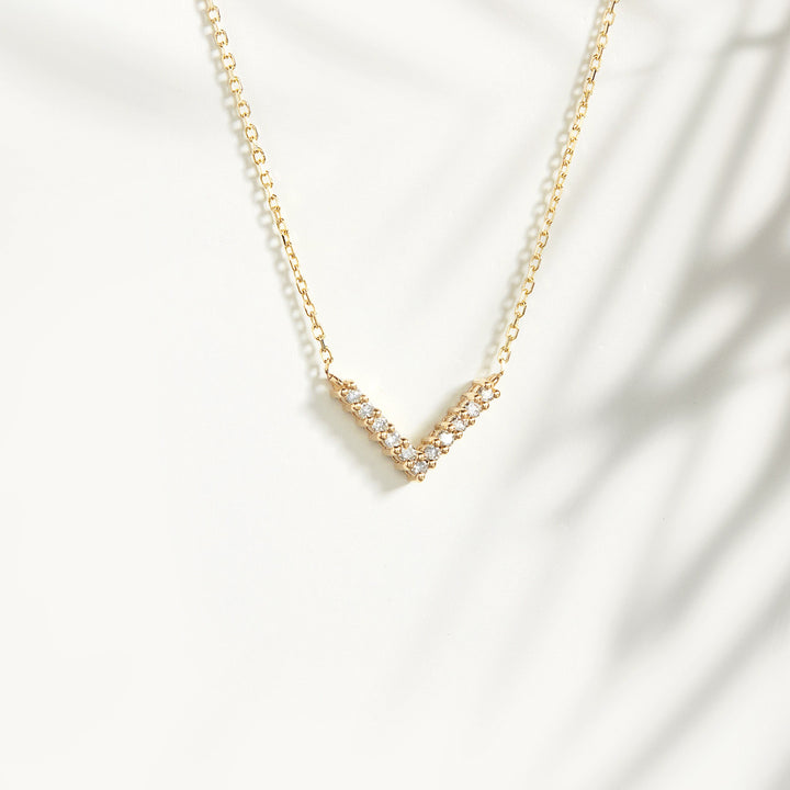 Diamond Chevron Necklace