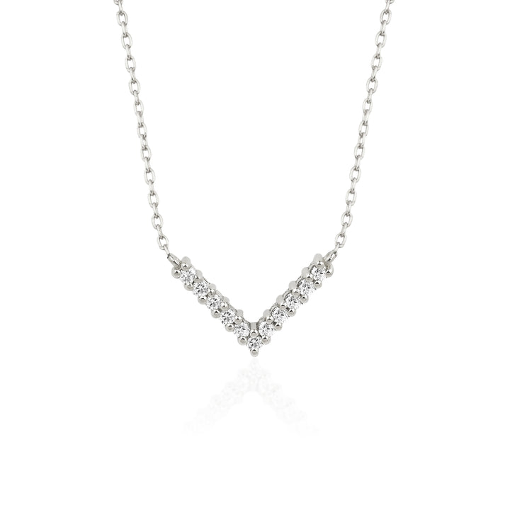 Diamond Chevron Necklace