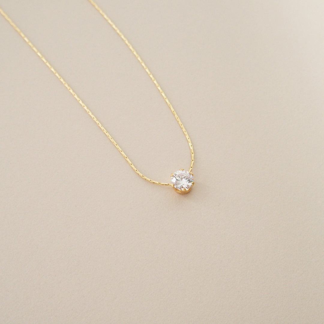 One Diamond Necklace