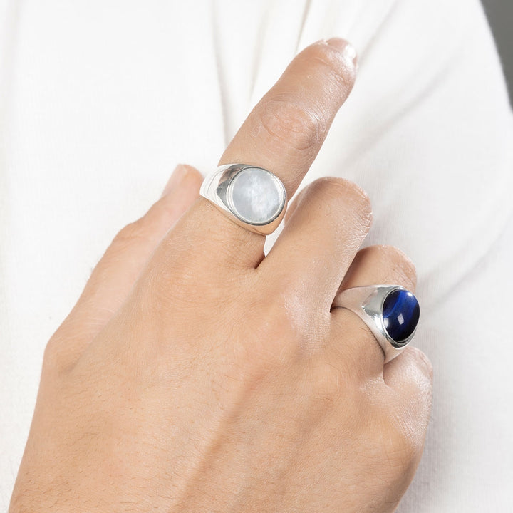 Grand Vizier's Blue Tiger Eye Ring