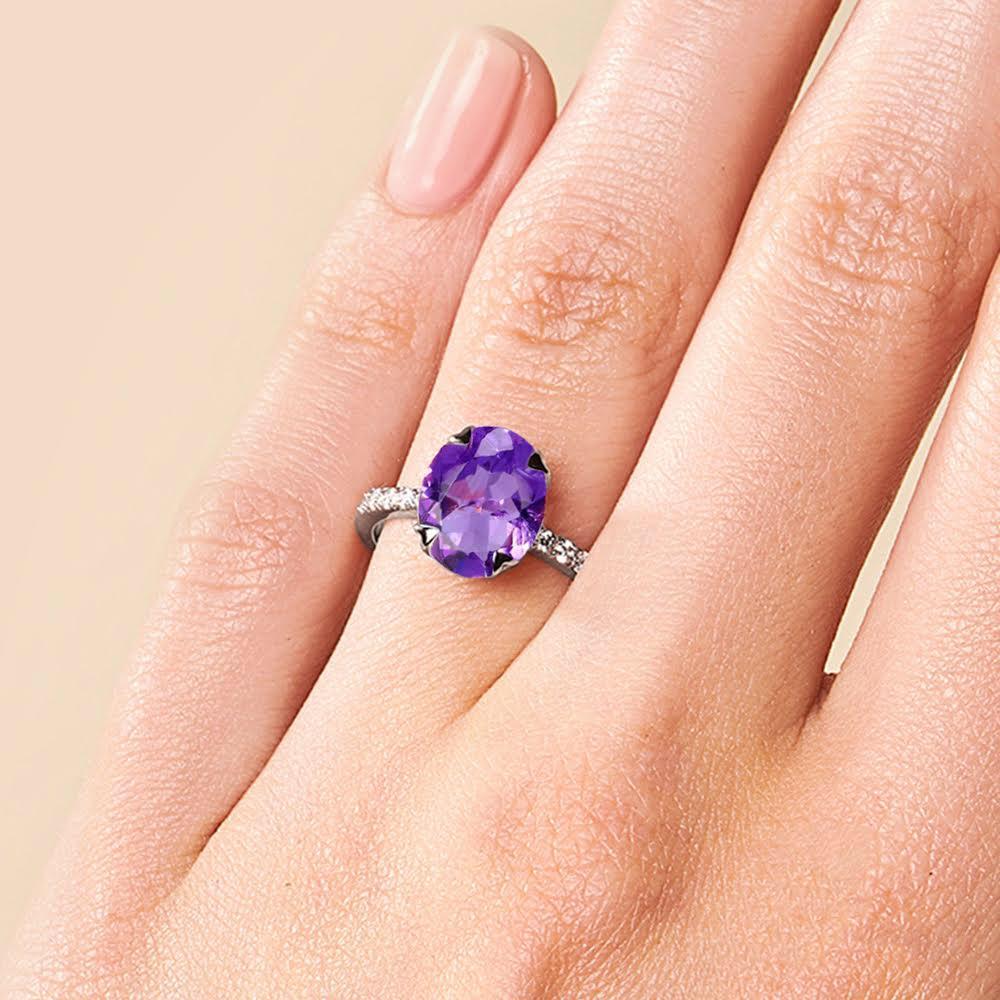 THE ESSENCE OF AMETHYST - 925 SILVER - SENSATION Pakistan