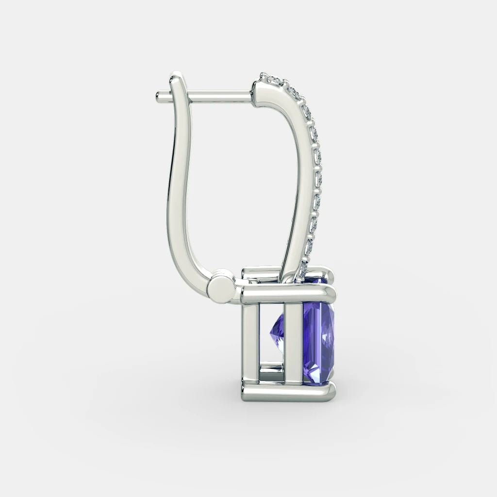 Ezra Amethyst Earrings - 925 SILVER