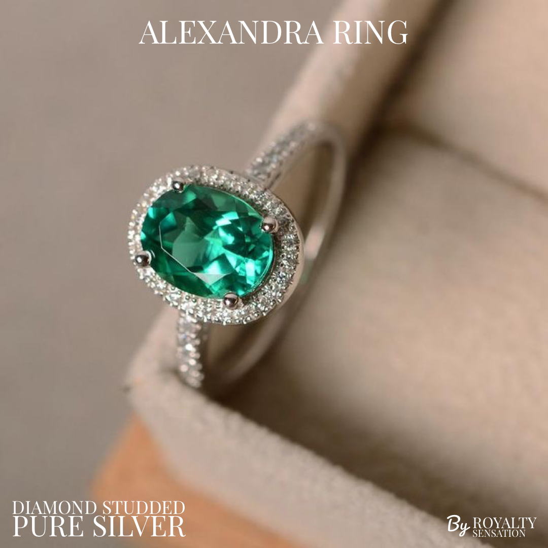 ALEXANDRA RING - PURE SILVER