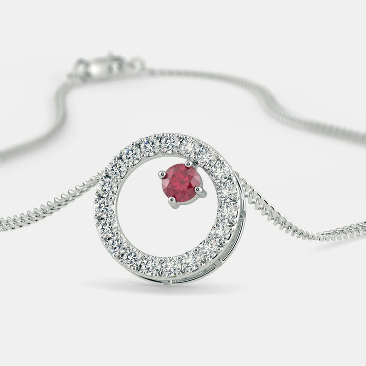DRASTIC DIAMOND NECKLACE - 925 SILVER - SENSATION Pakistan