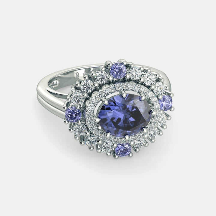 ELITE BLUE RING - 925 SILVER - SENSATION Pakistan