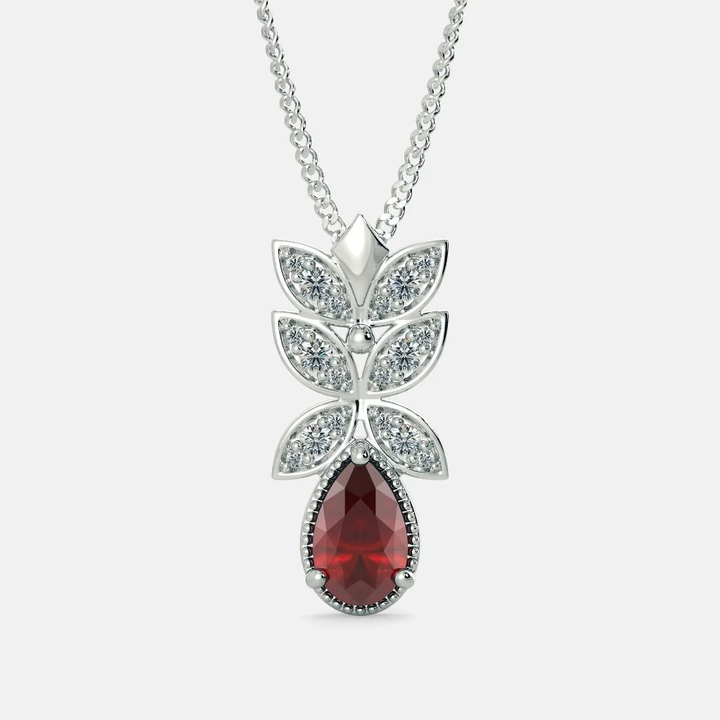 TRINKETS DIAMOND NECKLACE - 925 SILVER