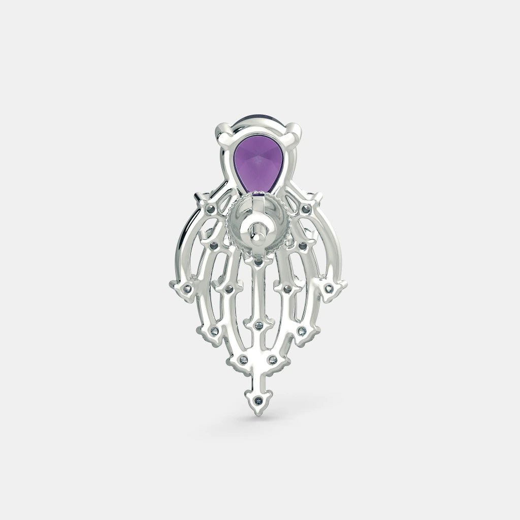Purple Nile Earrings - 925 SILVER - SENSATION Pakistan