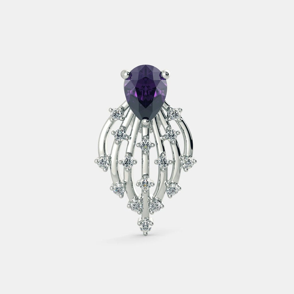Purple Nile Earrings - 925 SILVER - SENSATION Pakistan