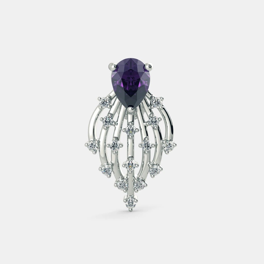 Purple Nile Earrings - 925 SILVER - SENSATION Pakistan