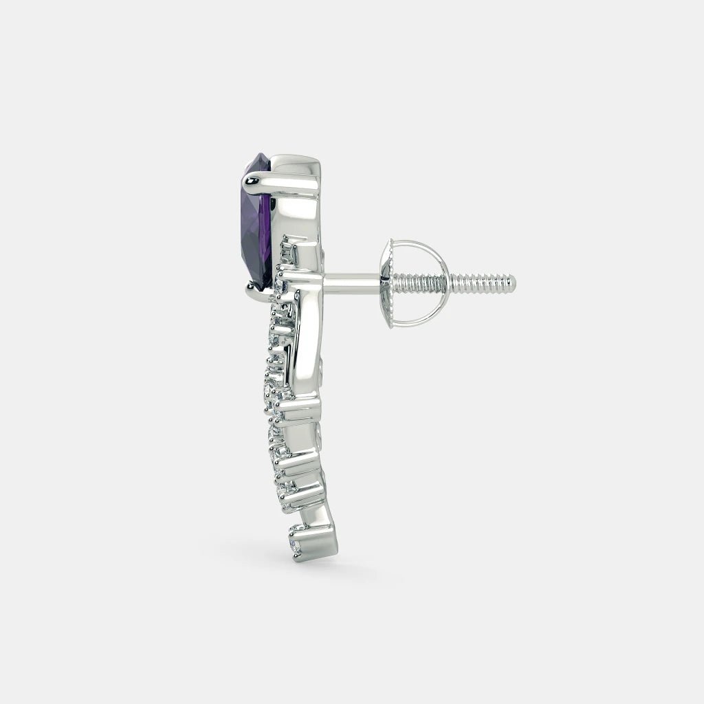 Purple Nile Earrings - 925 SILVER - SENSATION Pakistan