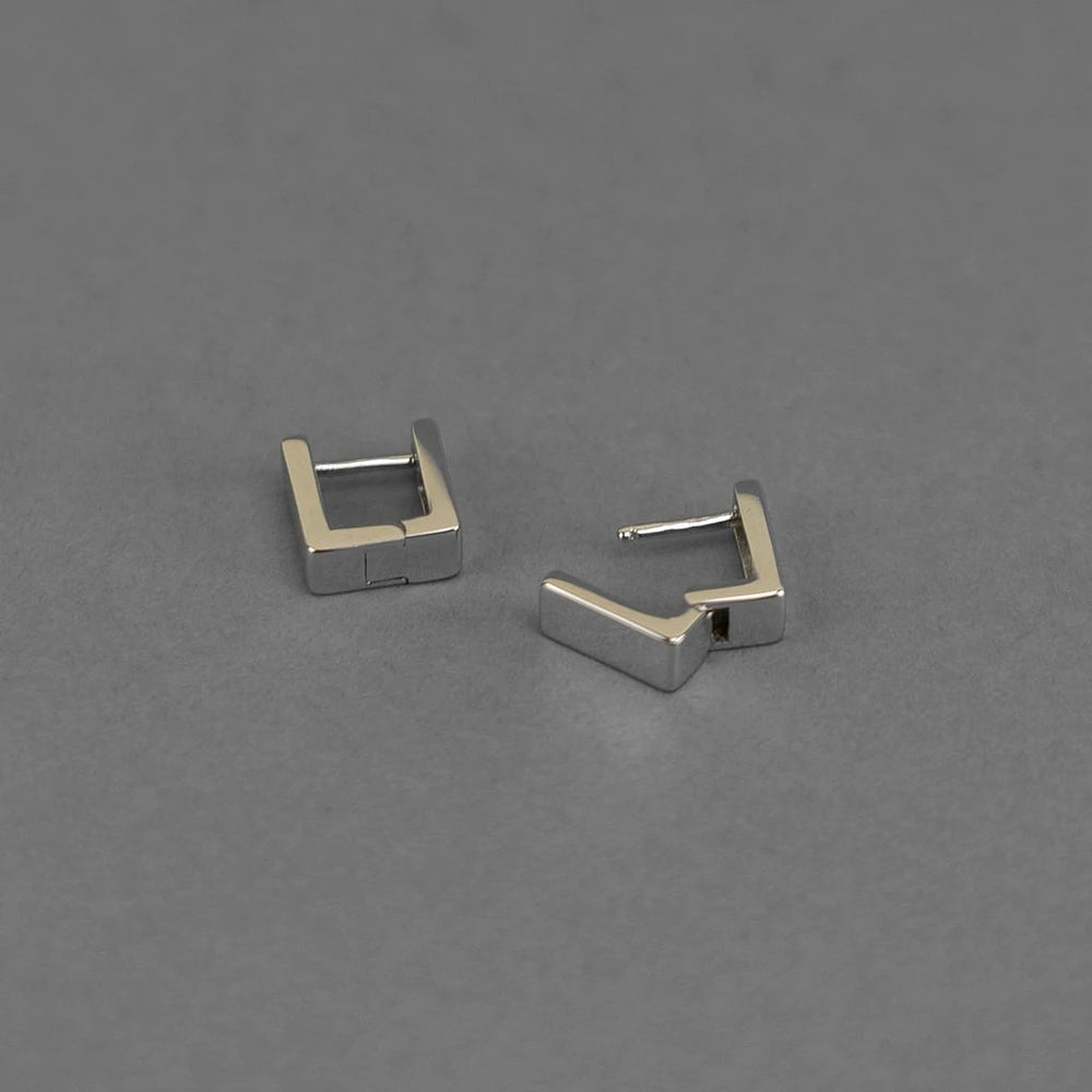 SQUARE HOOPS - 925 SILVER - SENSATION Pakistan