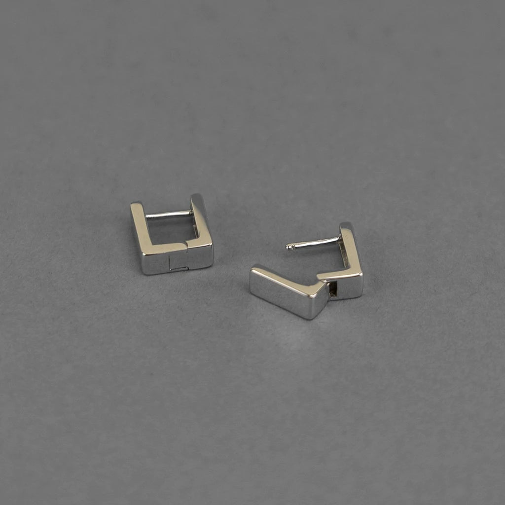 SQUARE HOOPS - 925 SILVER - SENSATION Pakistan