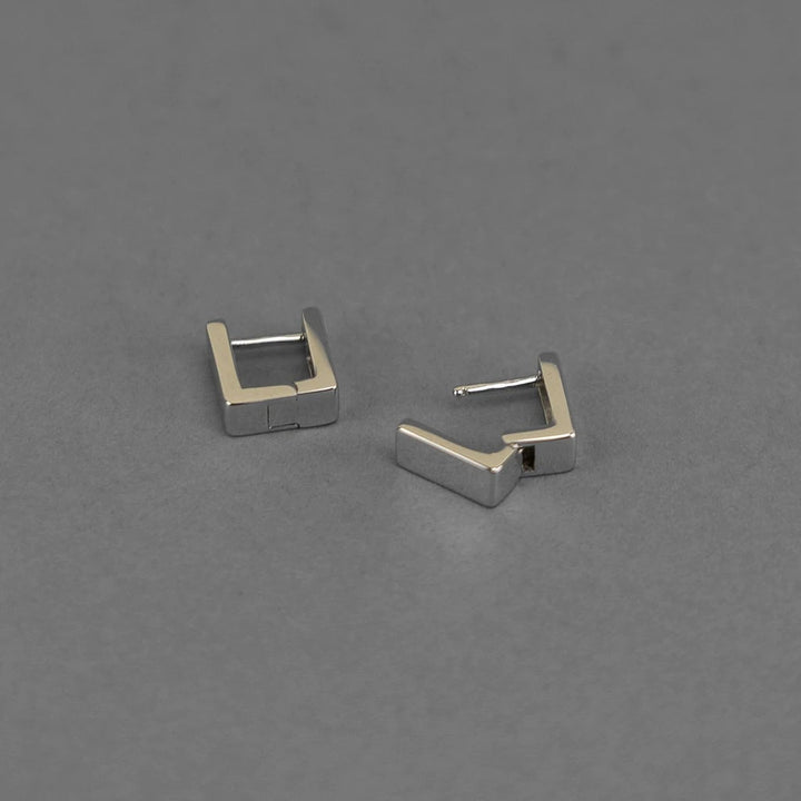 SQUARE HOOPS - 925 SILVER - SENSATION Pakistan