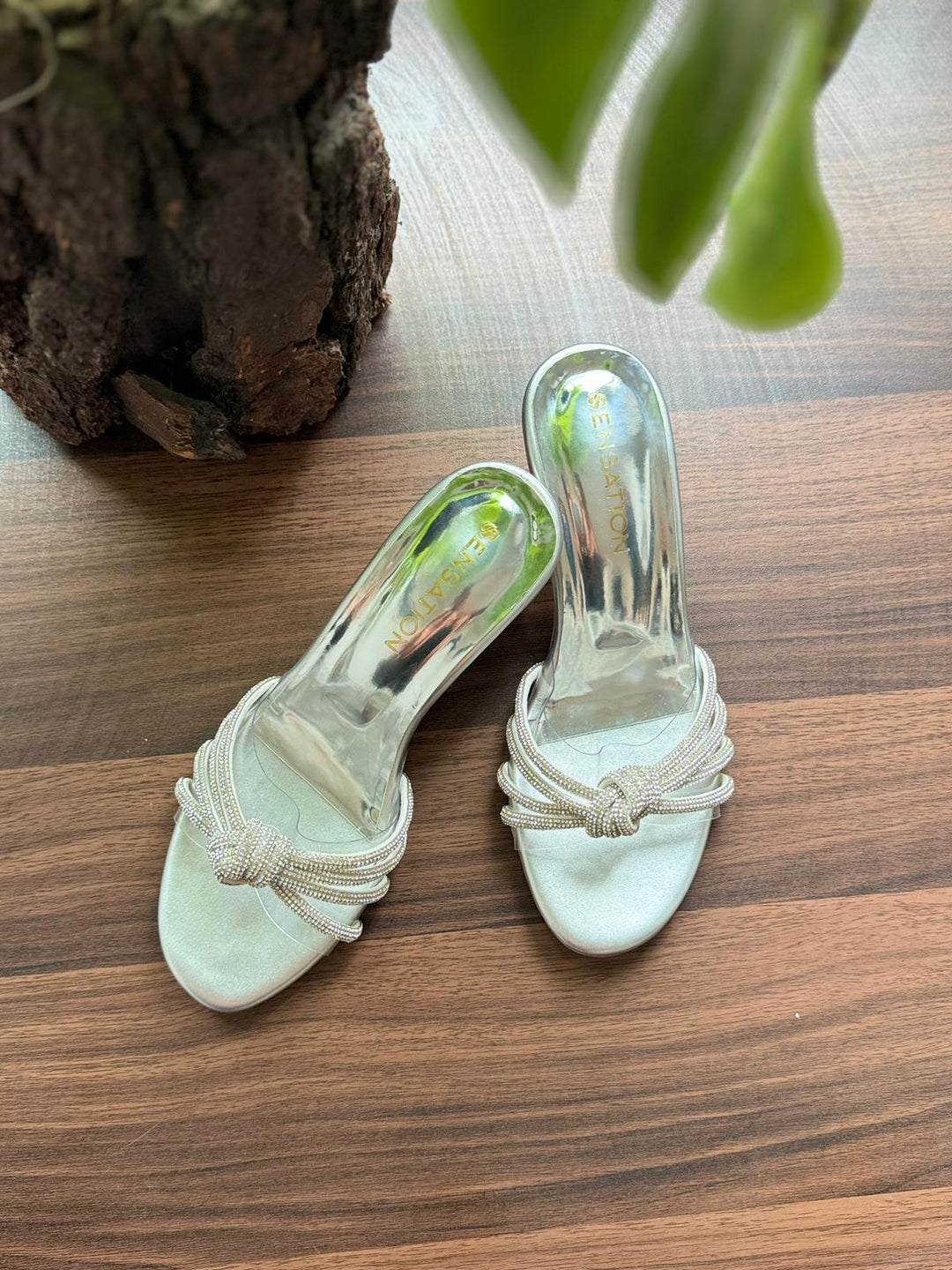 Scarlett Heels ( SILVER)