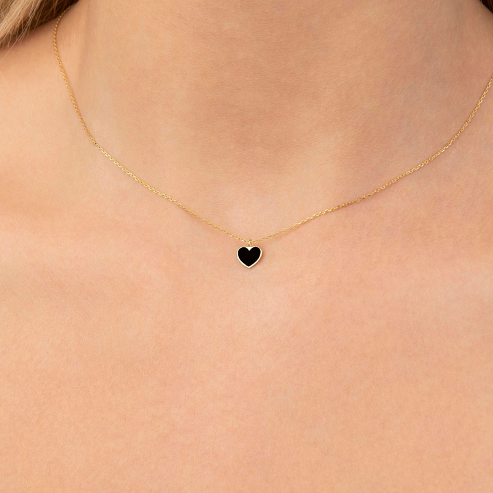 Enduring Love Necklace | Black