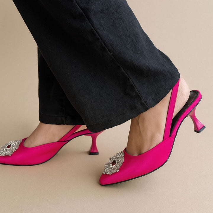 Isabella Heels - Hot Pink