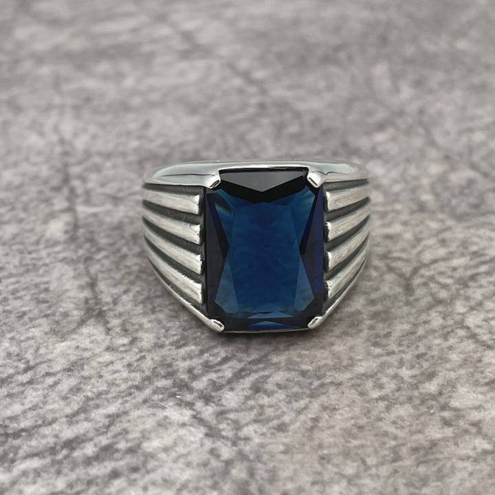 Titan Mark Sapphire Ring