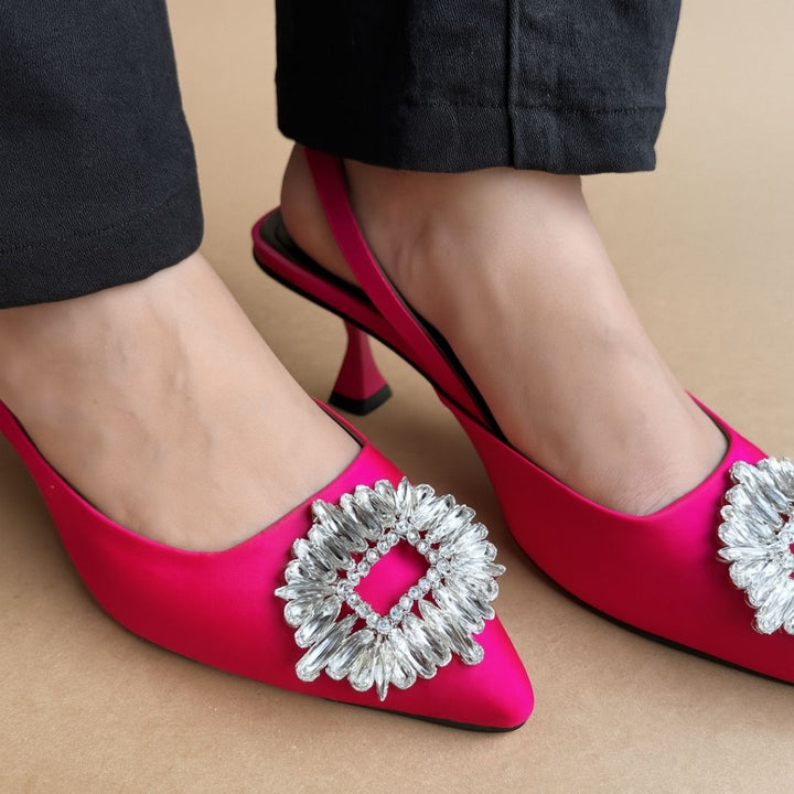 Isabella Heels - Hot Pink