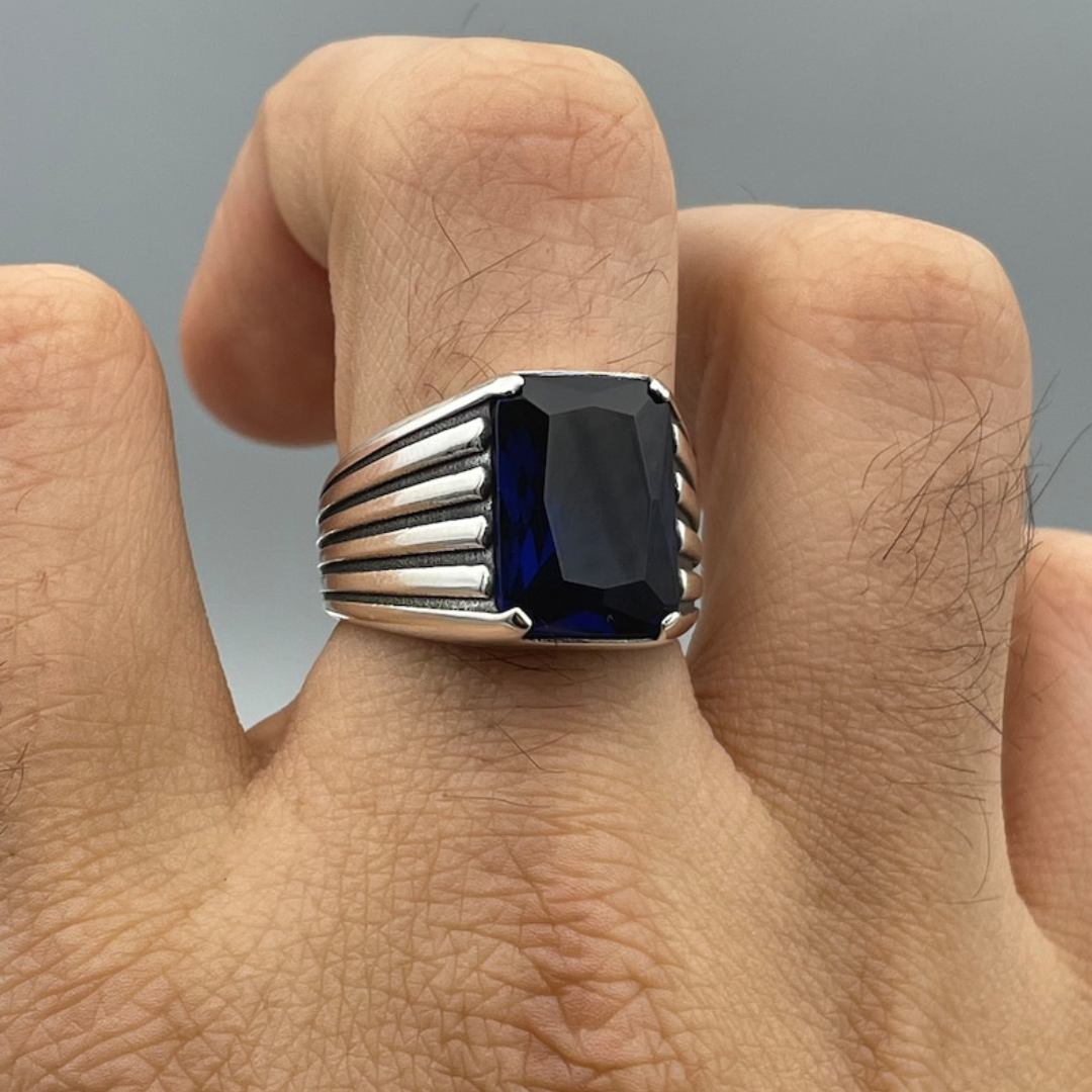 Titan Mark Sapphire Ring