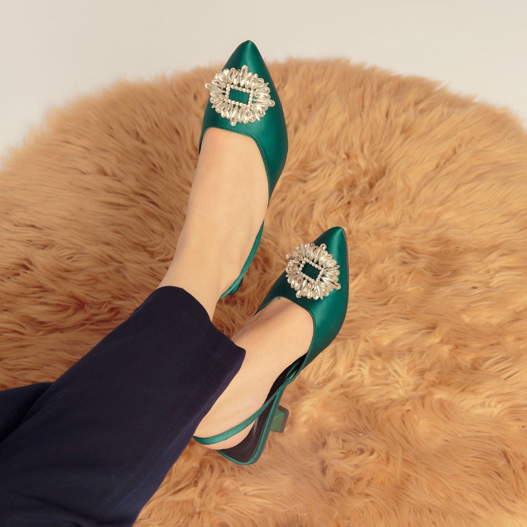 Isabella Heels Green