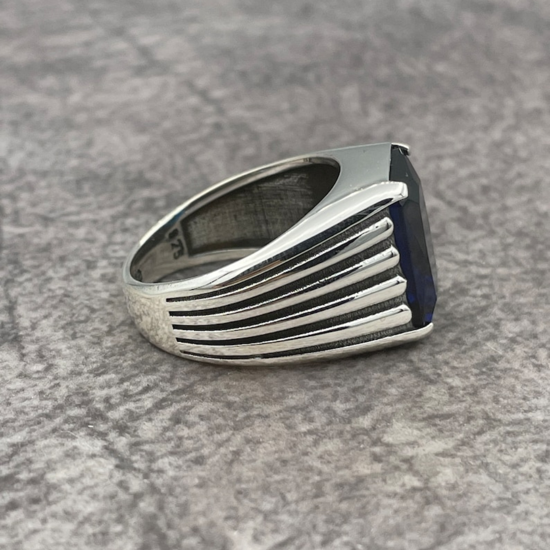 Titan Mark Sapphire Ring