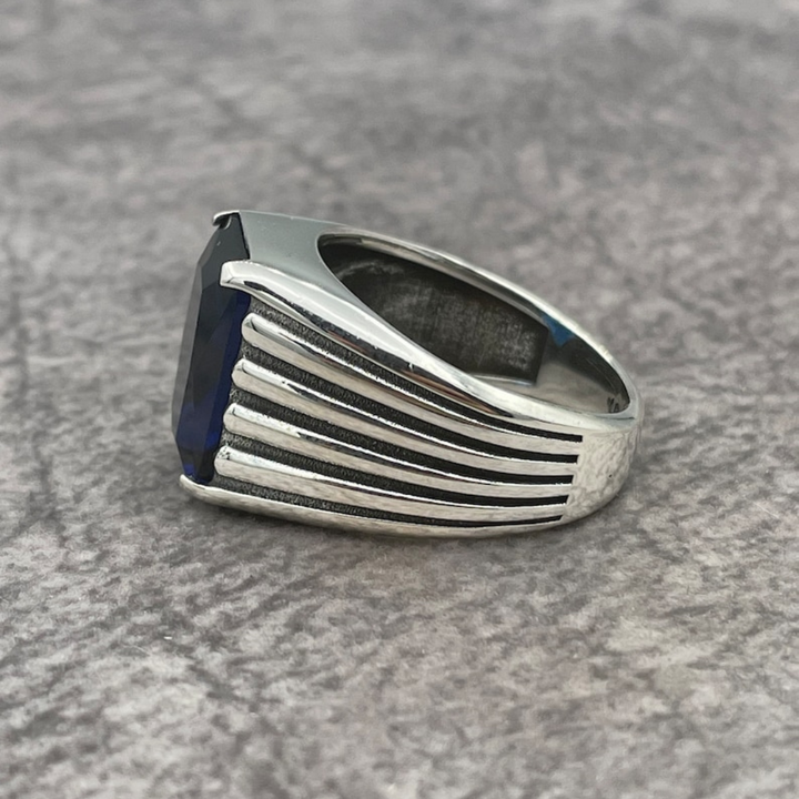 Titan Mark Sapphire Ring