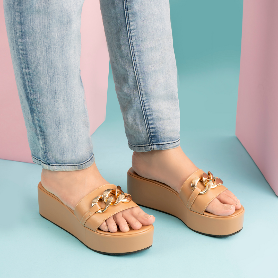 Lexie Wedges - Tan