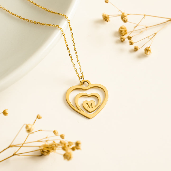 Forever Yours Heart Necklace - Personalized