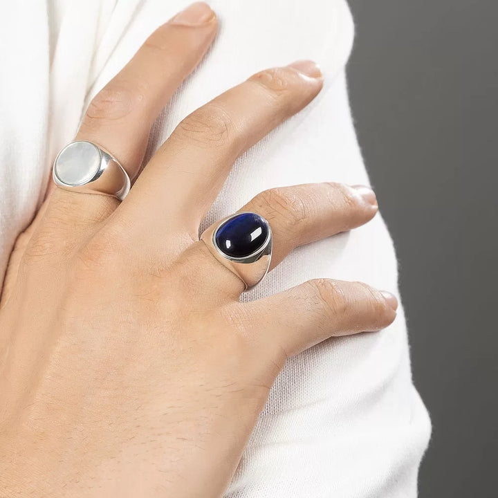 Grand Vizier's Blue Tiger Eye Ring