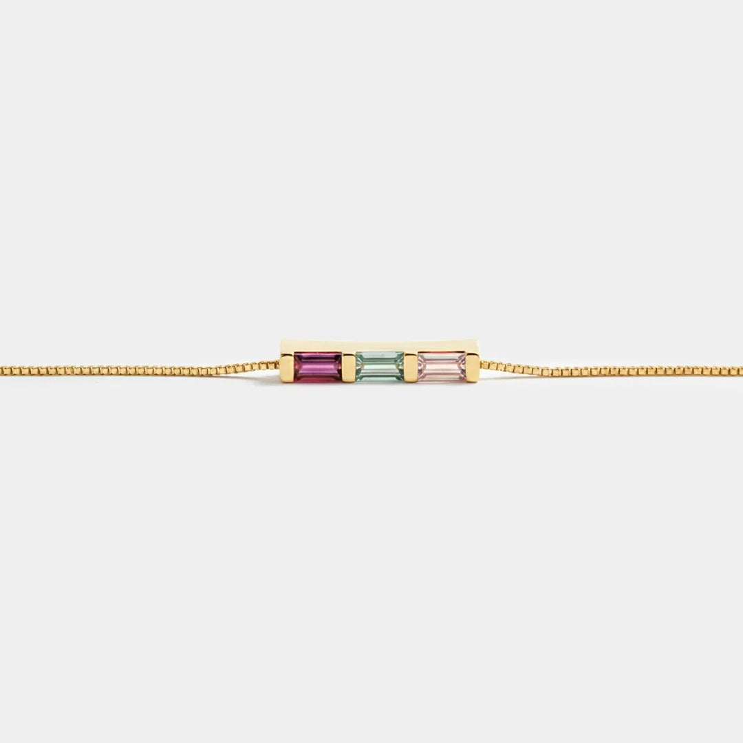 Dainty Birthstone Bracelet