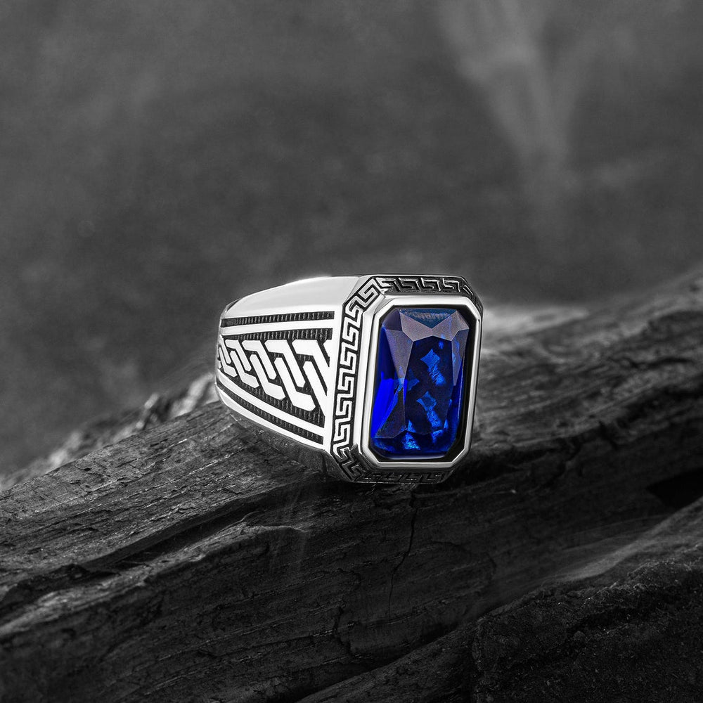 BLUE TURKISH MEN'S RING - SENSATION Pakistan