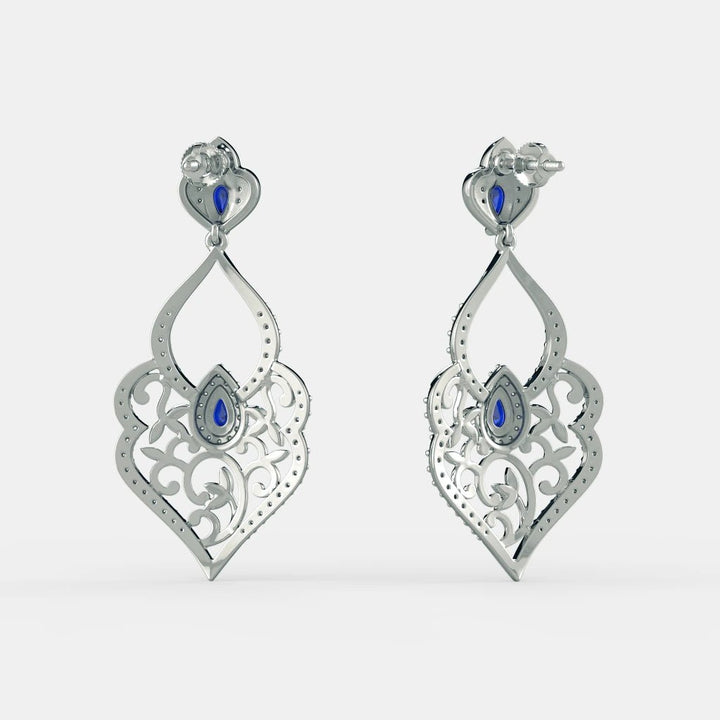 Exquisite Earrings - 925 SILVER - SENSATION Pakistan