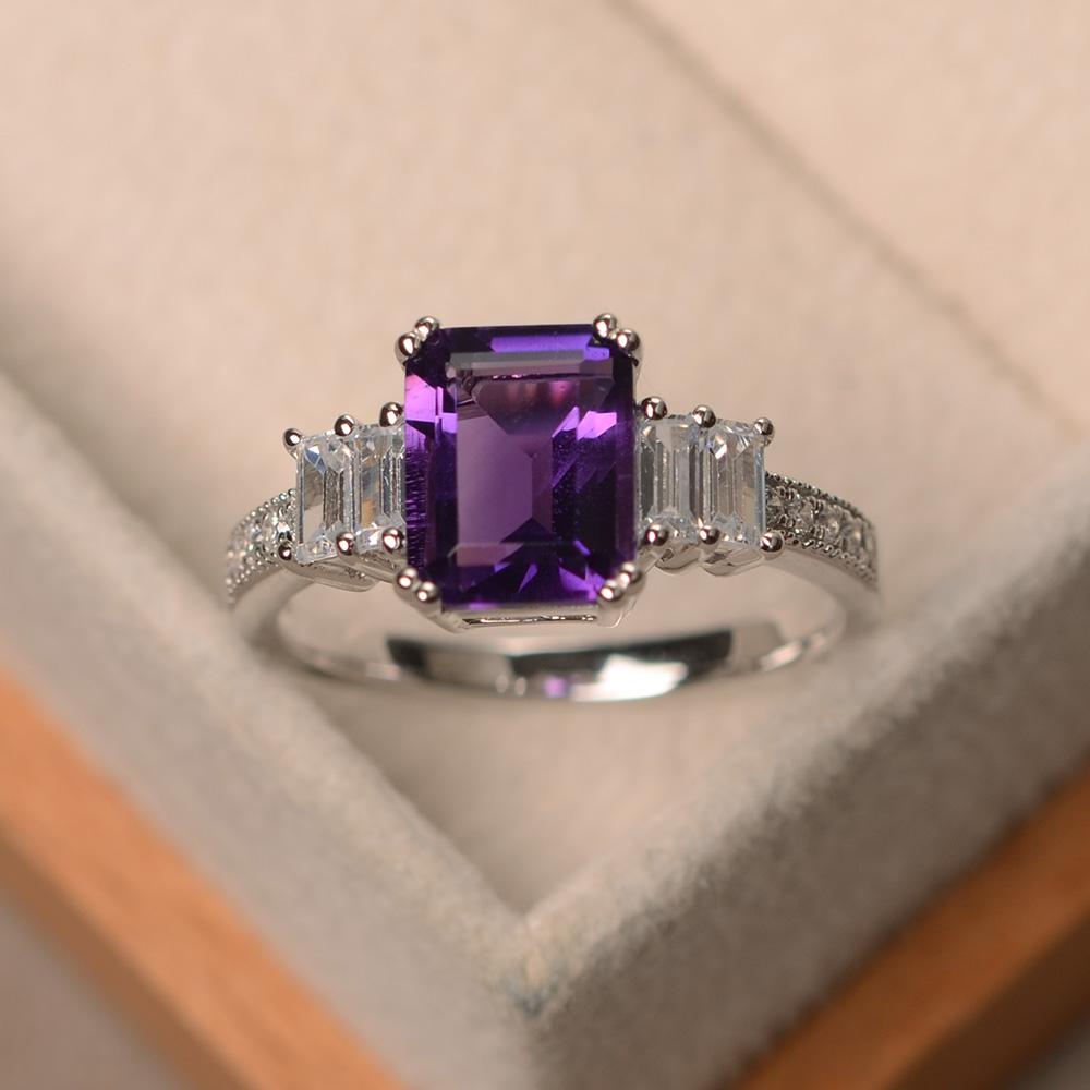 EZRA AMETHYST RING - 925 SILVER - SENSATION Pakistan
