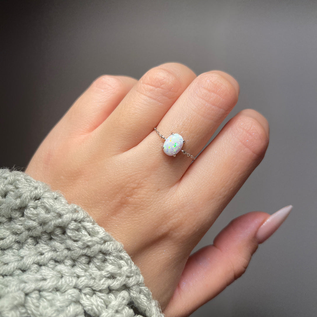 Moonlit Majesty Opal Ring