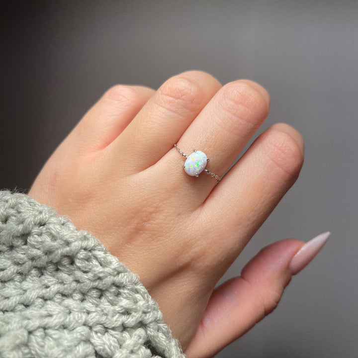 Moonlit Majesty Opal Ring