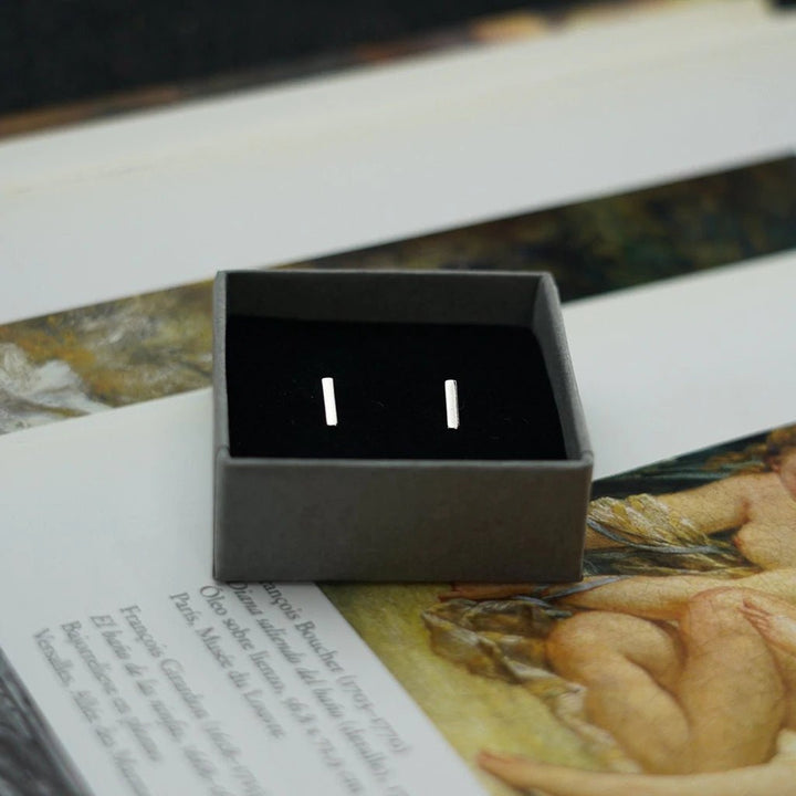 MINIMAL BAR STUDS - 925 SILVER - SENSATION Pakistan