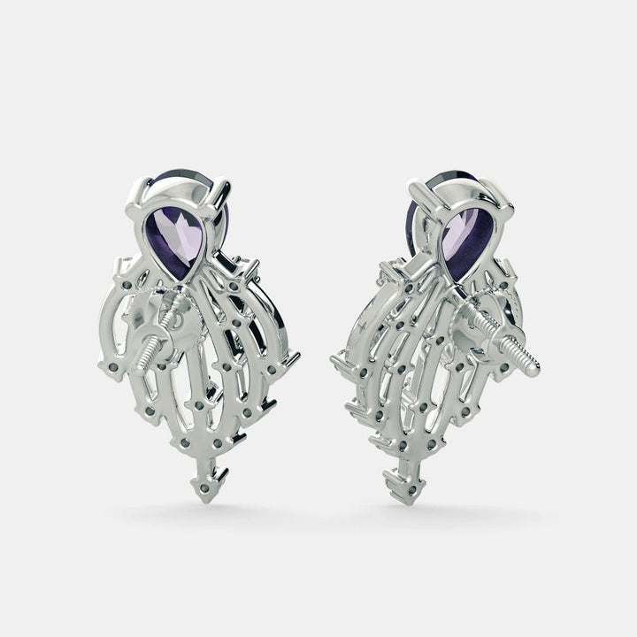 Purple Nile Earrings - 925 SILVER - SENSATION Pakistan
