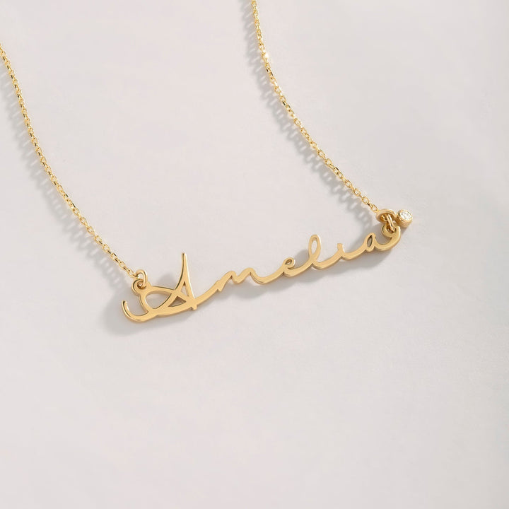 SIGNATURE Diamond Name Necklace - SENSATION Pakistan
