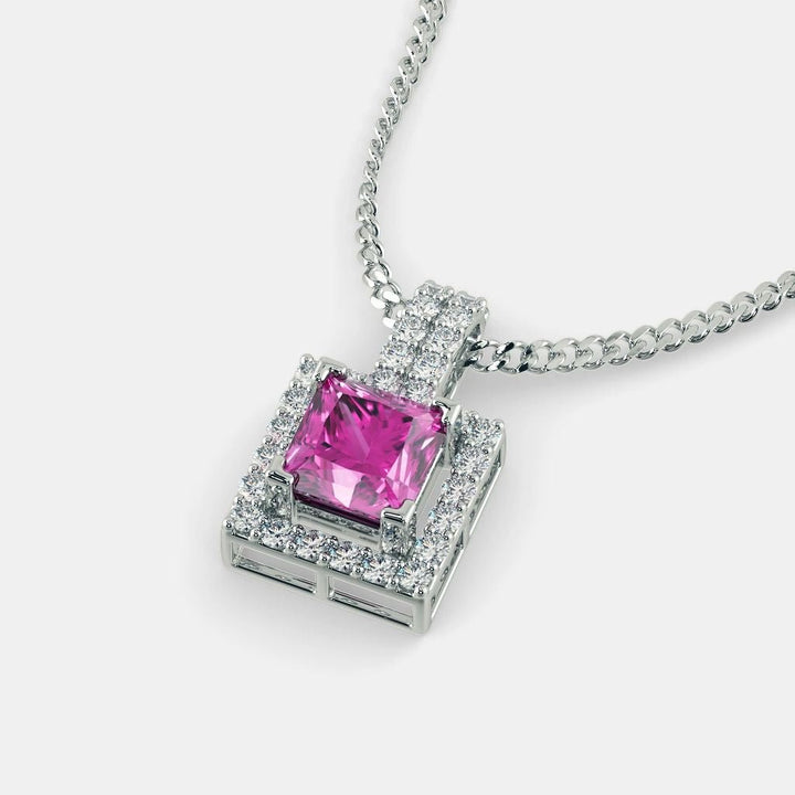 SQUARE SERENA Necklace - 925 SILVER - SENSATION Pakistan