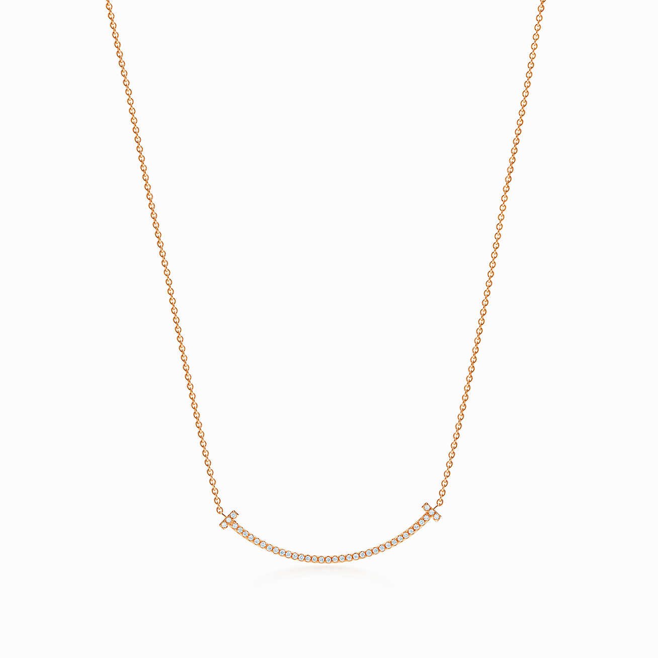 T smile clearance tiffany necklace