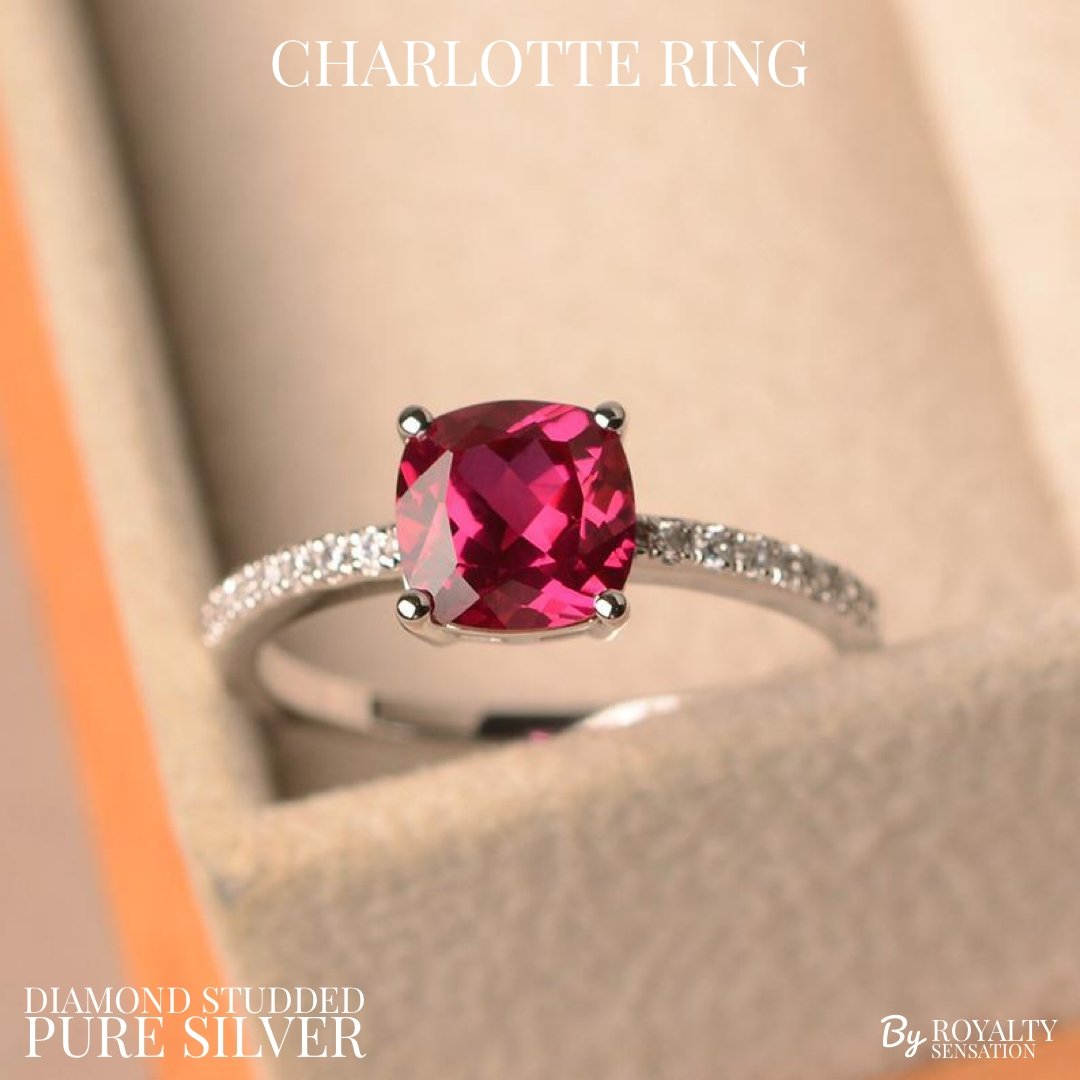 THE CHARLOTTE RING - 925 SILVER - SENSATION Pakistan